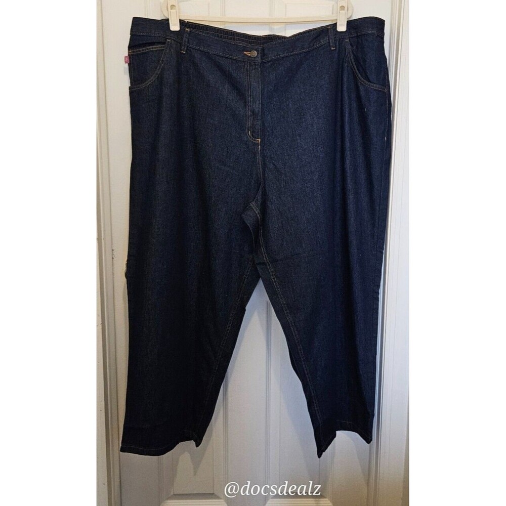 Woman Within Dark Wash Jeans Classic Fit Size 20 WP